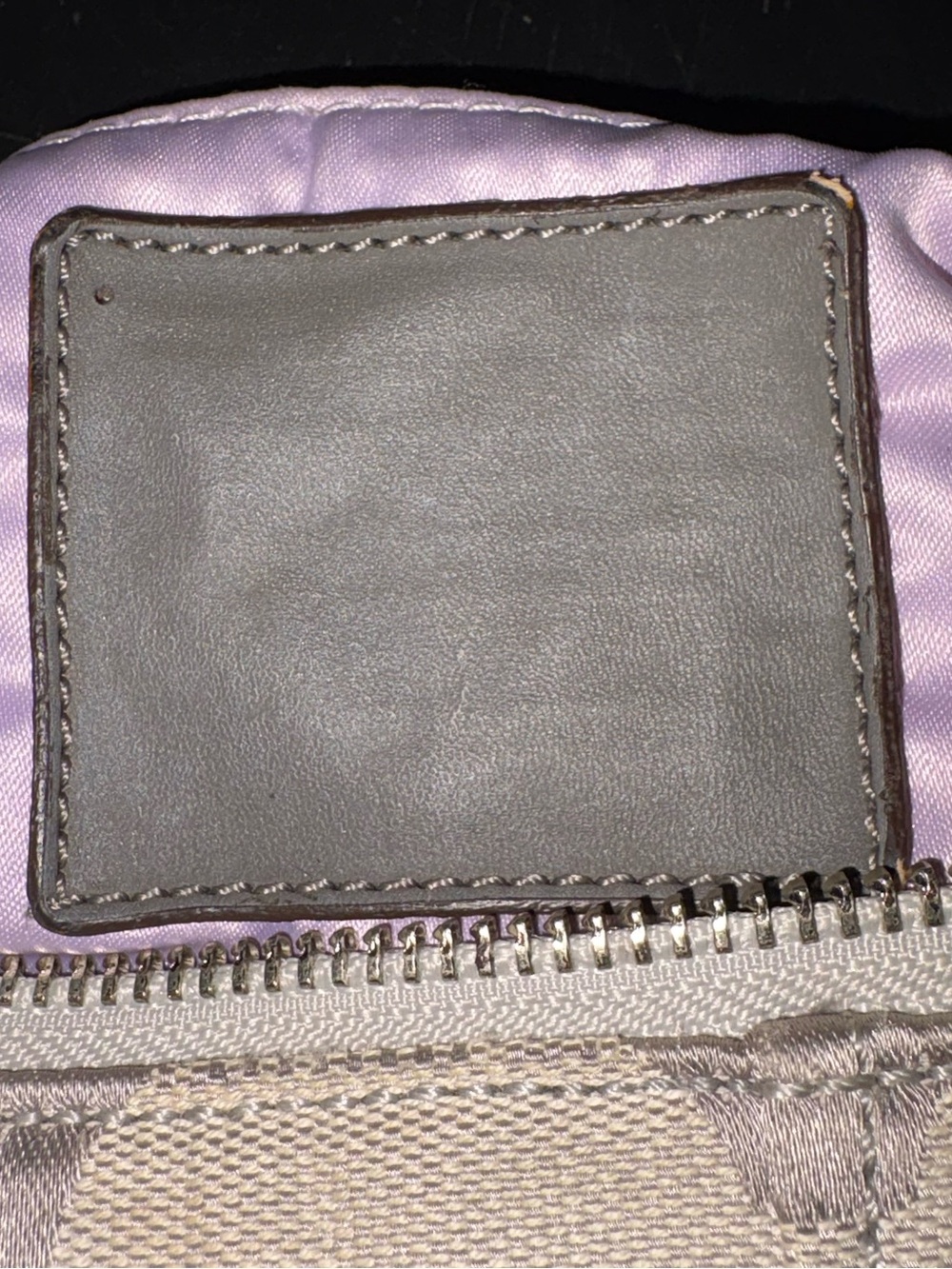 Authentic COACH Chelsea Ashlyn Signature C's Shoulder Bag Purse Silver Grey - Picture 8 of 9